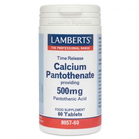PANTOTENATO DE CALCIO 500 MG 60 TABS - LAMBERTS