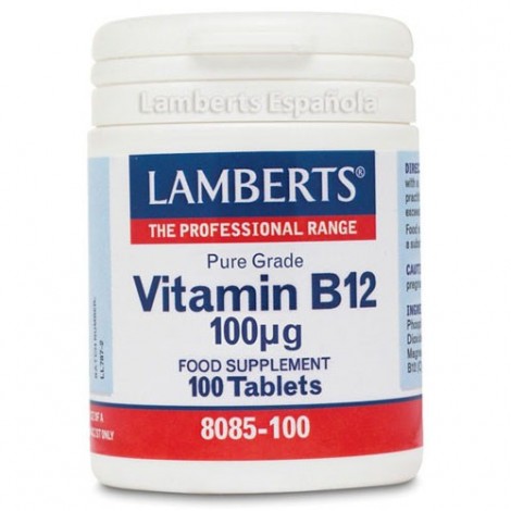 VITAMINA B12 100 ΜG 100 TABS - LAMBERTS