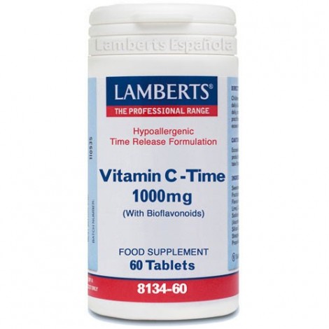 VITAMINA C 1000 MG LIBERACIÓN SOSTENIDA 60 TABS - LAMBERTS