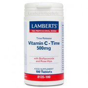 VITAMINA C 500MG LIBERACION SOSTENIDA 100TABS - LAMBERTS