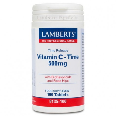 VITAMINA C 500MG LIBERACION SOSTENIDA 100TABS - LAMBERTS
