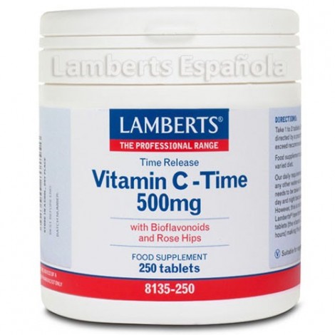 VITAMINA C 500 MG. LIBERACION SOSTENIDA 250 TABS - LAMBERTS