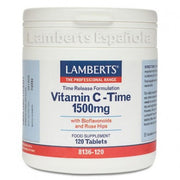 VITAMINA C 1500 MG. LIBERACIÓN SOSTENIDA 120 TABS - LAMBERTS