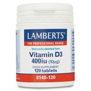 VITAMINA D 400UI (10 ΜG) 120 TABS - LAMBERTS
