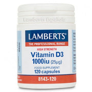 VITAMINA D3 1000UI (25 ΜG) 120 CAPS - LAMBERTS