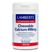 CALCIO MASTICABLE 400 MG 60 TABS - LAMBERTS