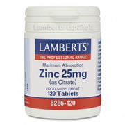 ZINC 25 MG 120 TABS - LAMBERTS