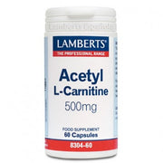 ACETIL L-CARNITINA 500 MG 60 CAPS - LAMBERTS
