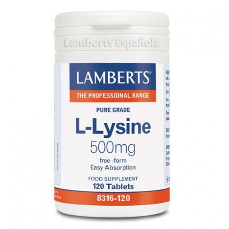 L-LISINA 1000 MG 120 TABS - LAMBERTS