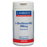 L-ORNITINA 500 MG 60 CAPS - LAMBERTS