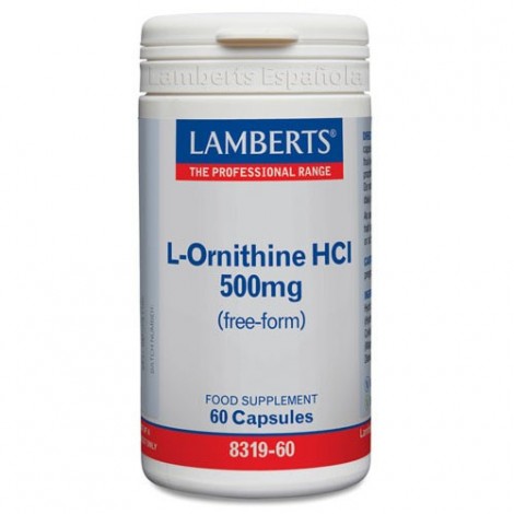 L-ORNITINA 500 MG 60 CAPS - LAMBERTS