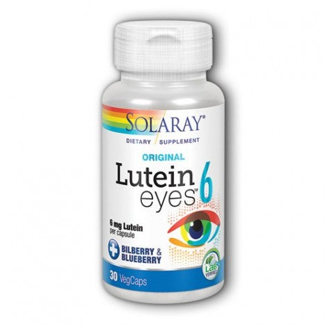 LUTEIN EYES 6MG 30VEGCAPS - SOLARAY