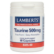 TAURINA 500 MG 60 CAPS - LAMBERTS