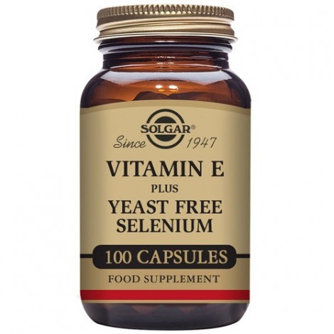 VITAMINA E CON SELENIO (SIN LEVADURA)  100CAPS VEG - SOLGAR