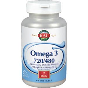 OMEGA 3 720/480 60 PERLAS - KAL