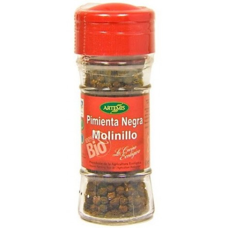 PIMIENTA NEGRA EN GRANO CON MOLINILLO 40GR BIO - ARTEMIS