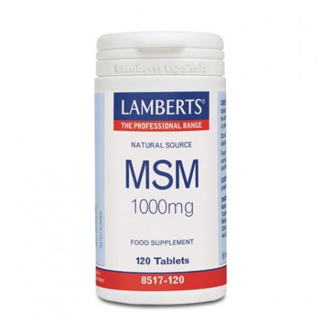 MSM 1000 MG. FUENTE NATURAL 120 TABS - LAMBERTS