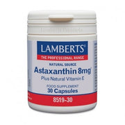 ASTAXANTINA 8MG CON VITAMINA E 30CAPS - LAMBERTS
