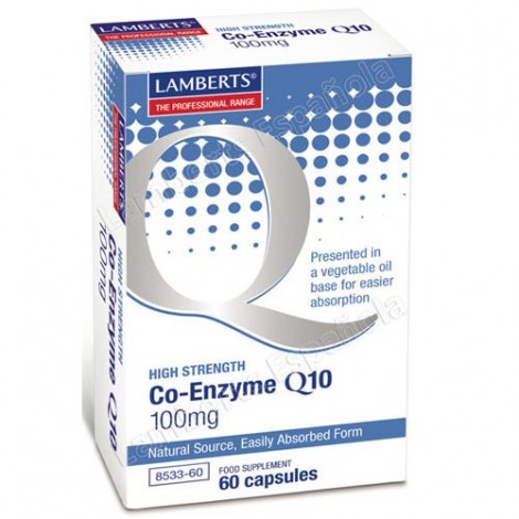 CO-ENZIMA Q10 100 MG 60 CAPS - LAMBERTS