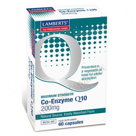 CO-ENZIMA Q10 200 MG 60 CAPS - LAMBERTS