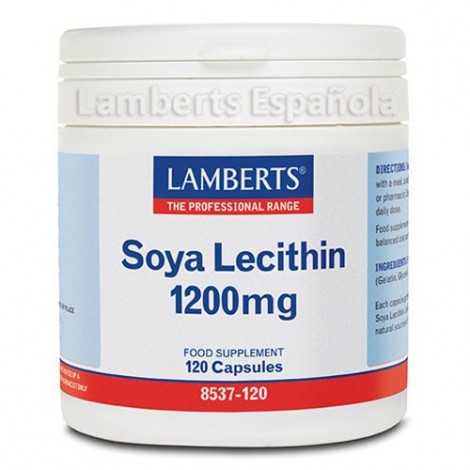 LECITINA DE SOJA 1200 MG 120 CAPS - LAMBERTS