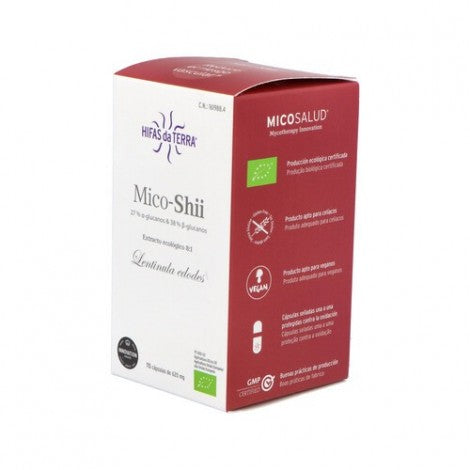 MICO SHII + VITAMINA C - SHITAKE BIO 70 CAPS - HIFAS DA TERRA