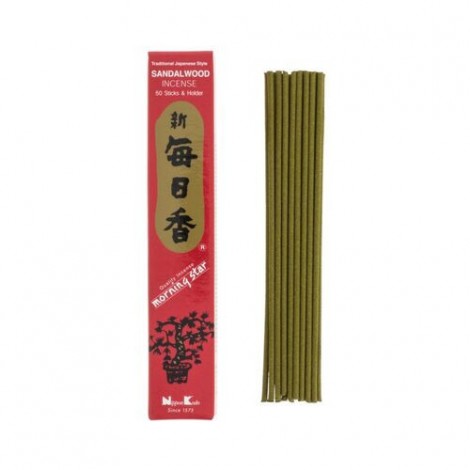 INCIENSO ESTILO JAPONES SANDALO 50 VARILLAS - MORNING STAR