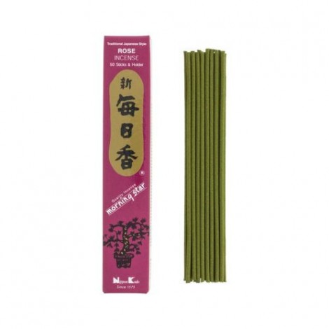 INCIENSO ESTILO JAPONES ROSA 50 VARILLAS - MORNING STAR