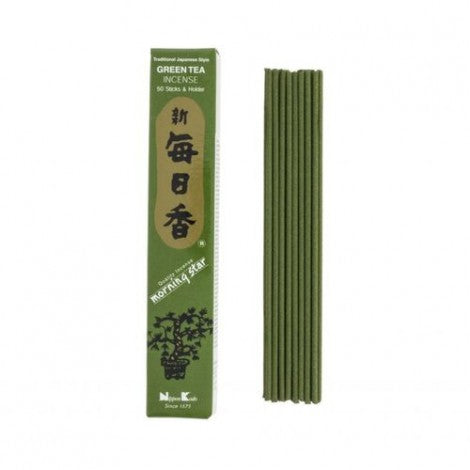 INCIENSO ESTILO JAPONES TE VERDE 50 VARILLAS - MORNING STAR