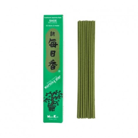 INCIENSO ESTILO JAPONES SALVIA 50 VARILLAS - MORNING STAR