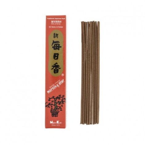 INCIENSO ESTILO JAPONES MIRRA 50 VARILLAS - MORNING STAR