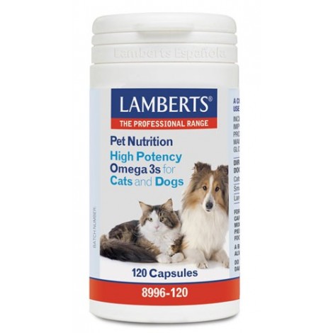 OMEGA 3 ALTA POTENCIA (PERROS Y GATOS) 120 CAPS - LAMBERTS