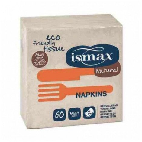 SERVILLETA ECOLOGICA 2 CAPAS 60UDS - ISMAX