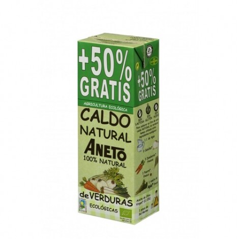 CALDO DE VERDURA 1L + 500ML GRATIS  BIO ANETO - EL GRANERO