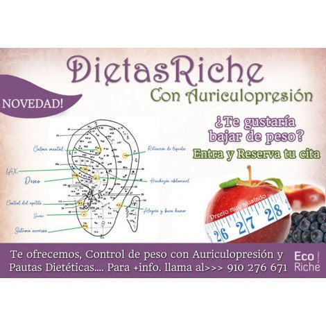 CONSULTA DIETÉTICA CON AURICULOPRESIÓN - DIETARICHE