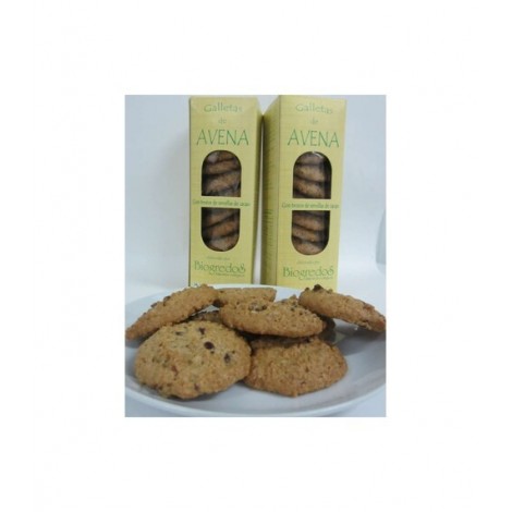 GALLETAS DE AVENA CON TROZOS DE SEMILLAS DE CACAO S/G 200G BIO- BIOGREDOS