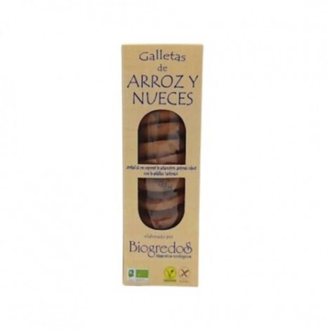 GALLETA ARROZ Y NUECES S/G 200G BIO - BIOGREDOS