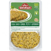 HAMBURGUESAS DE CEREALES, QUINOA, PESTO Y ALMENDRAS BIO 200G -  NATURSOY