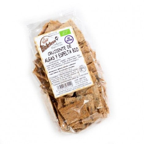 CRUJIENTE DE ESPELTA CON ALGAS 150GR - BIOARTESA