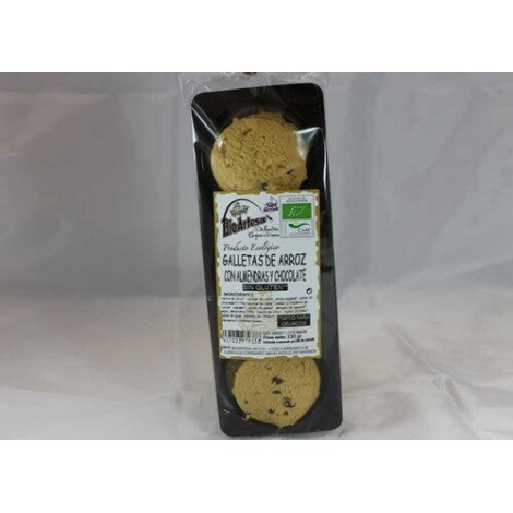 GALLETAS DE ARROZ CON ALMENDRAS Y CHOCOLATE 135G - BIOARTESA