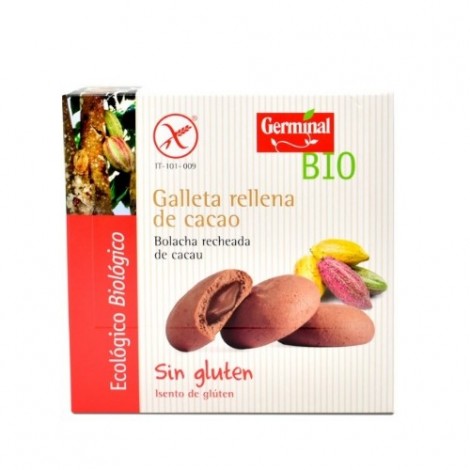 GALLETAS DE CACAO Y TRIGO SARRACENO SIN GLUTEN 200G - GERMINAL