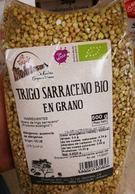 TRIGO SARRACENO GRANO BIO 500GR - BIOARTESA