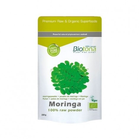 MORINGA RAW POWDER 200G - BIOTONA
