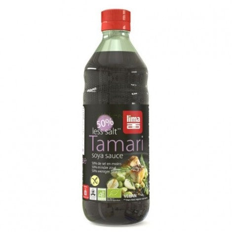 TAMARI 50% MENOS DE SAL 500ML - LIMA FOOD