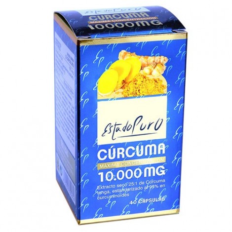 CURCUMA 10.000MG 40CAP - ESTADO PURO