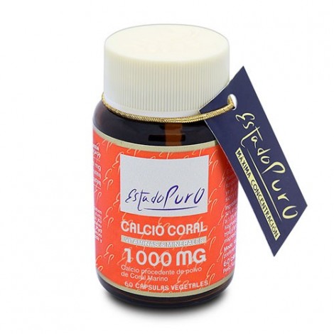 CALCIO CORAL 1000MG 60CAP - ESTADO PURO