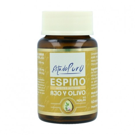 ESPINO AJO Y OLIVO 60 CAPS - ESTADO PURO