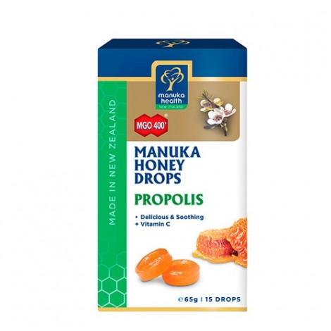 CARAMELOS CON MIEL DE MANUKA Y PROPOLEO (MGO 400+) 15 UND  65G- FINESTRA