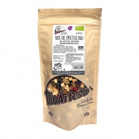 MIX FRUTAS DESHIDRATADAS 200GR - BIOARTESA