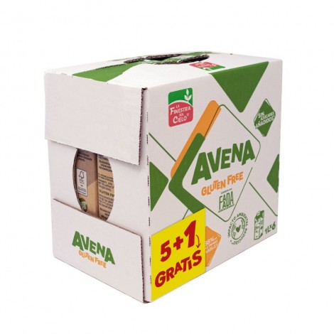 PACK BEBIDA DE AVENA SIN GLUTEN 1L 5+1 BIO - FINESTRA